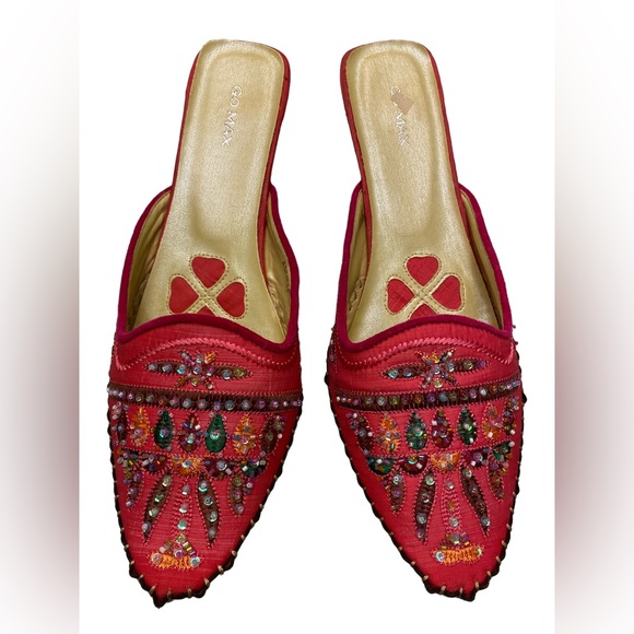 Size 10 Beaded Slides - Picture 1 of 4